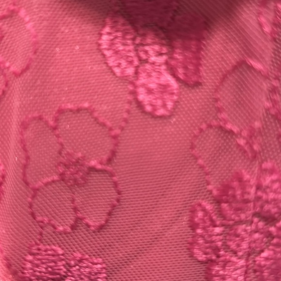 Pink Sheer Lace Nightie - Picture 11 of 14